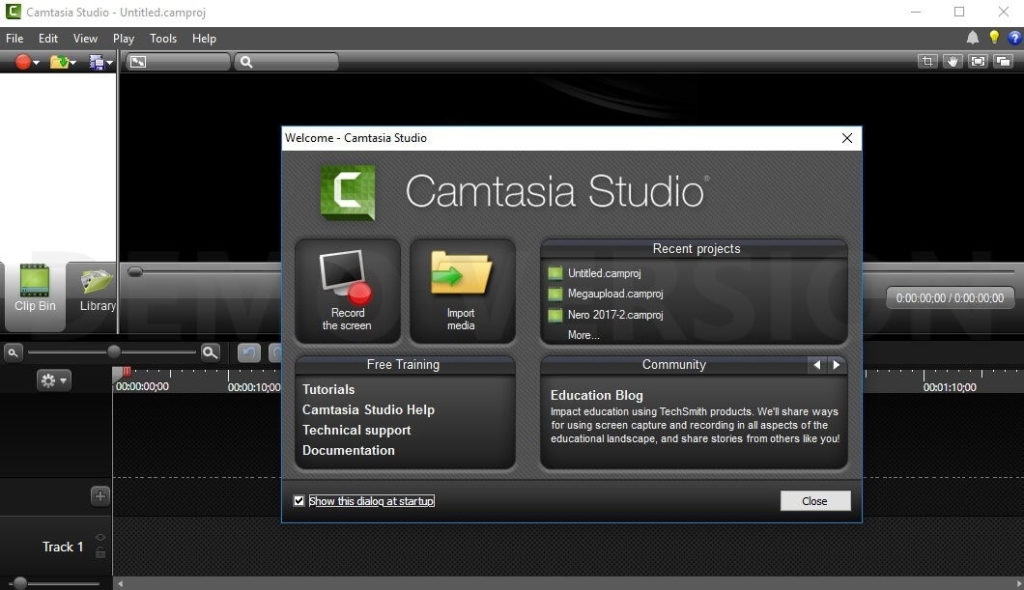 Camtasia Studio Windows 8