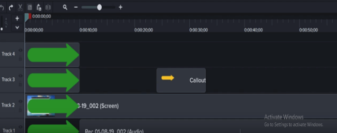 how to add title to camtasia 3 video