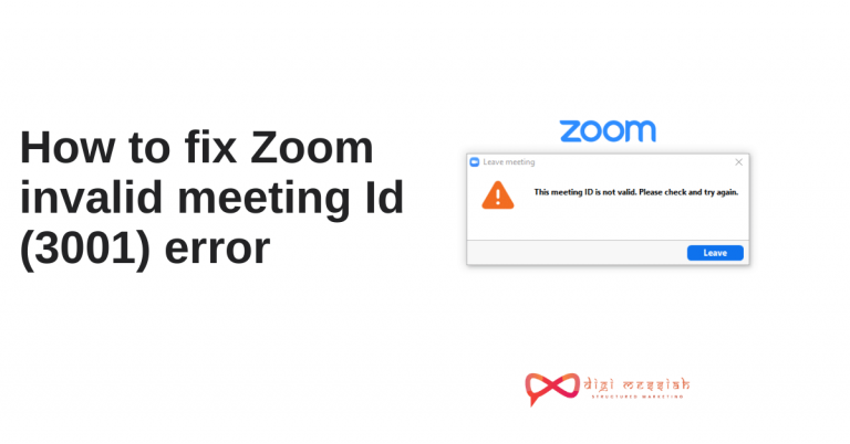 zoom invalid meeting id windows 10