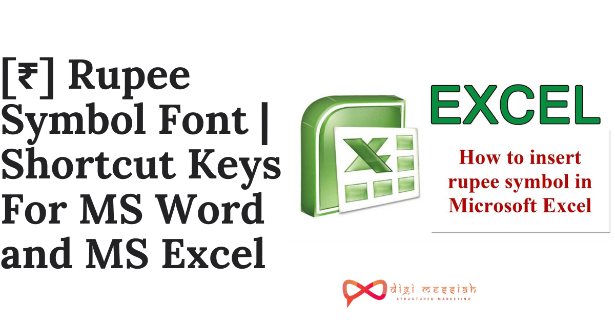 How To Type Rupee Symbol Font Shortcut Keys For MS Word And MS 